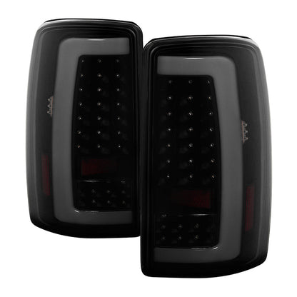 SPYDER xTune 00-06 Chevrolet Suburban C Shape Style LED Tail Lights - Black Smoke (ALT-ON-CD00-LBLED-BSM) 9050725