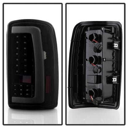 SPYDER xTune 00-06 Chevrolet Suburban C Shape Style LED Tail Lights - Black Smoke (ALT-ON-CD00-LBLED-BSM) 9050725