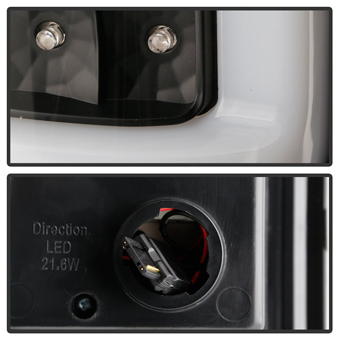 SPYDER xTune 03-07 Chevrolet Silverado 1500/2500 Version 3 LED Tail Lights - Black (ALT-ON-CS03V3-LBLED-BK) 9048708
