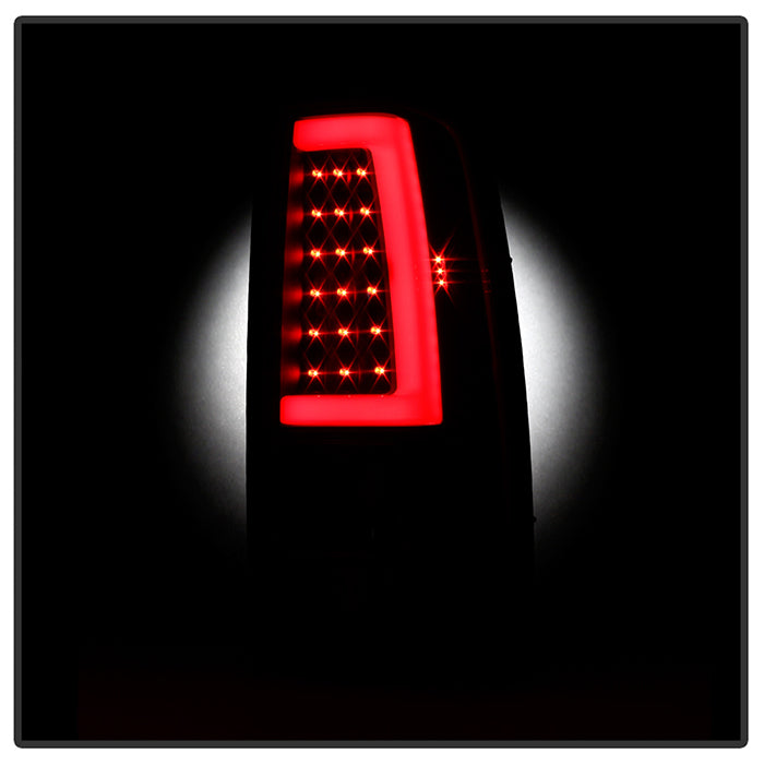 SPYDER xTune 03-07 Chevrolet Silverado 1500/2500 Version 3 LED Tail Lights - Black (ALT-ON-CS03V3-LBLED-BK) 9048708