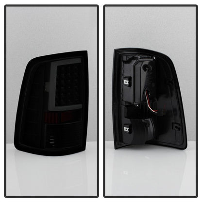 SPYDER xTune 09-18 Dodge Ram 1500 LED Tail Lights - Black Smoke (ALT-ON-DR09-LBLED-BSM) 9038488