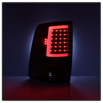 SPYDER xTune 09-18 Dodge Ram 1500 LED Tail Lights - Black Smoke (ALT-ON-DR09-LBLED-BSM) 9038488