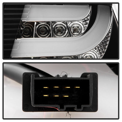 Spyder BMW E46 3-Series 02-05 4Dr Light Bar Style LED Tail Lights Black ALT-YD-BE4602-4D-LBLED-BK 5015938