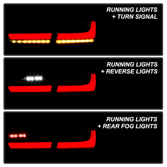 Spyder BMW 3 Series F30 2012-2018 Full LED Tail Lights (ALT-YD-BMWF3012-SEQ-BK) -  Black 5088307