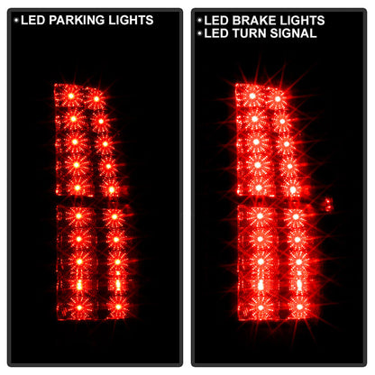 Spyder Chevy Avalanche 07-13 LED Tail Lights Black ALT-YD-CAV07-LED-BK 5032461