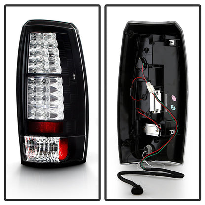 Spyder Chevy Avalanche 07-13 LED Tail Lights Black ALT-YD-CAV07-LED-BK 5032461