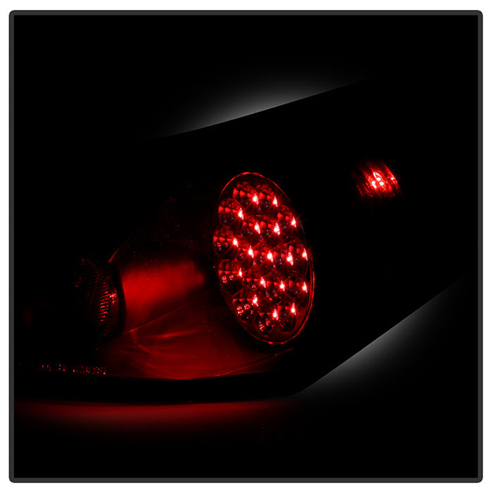 Spyder Nissan 350Z 03-05 LED Tail Lights Black ALT-YD-N350Z02-LED-BK 5006714