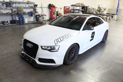 Audi S5 /RS5 2013-2017 (Stock Bumper)- Carbon Fiber Front Wind Splitter