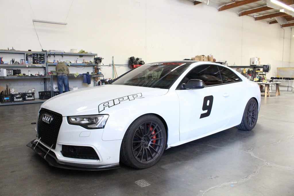 Audi S5 /RS5 2013-2017 (Stock Bumper)- Carbon Fiber Front Wind Splitter