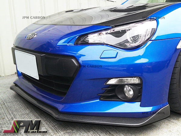STI Style Carbon Fiber Front Lip Fits For 2013-2016 Subaru BRZ Only