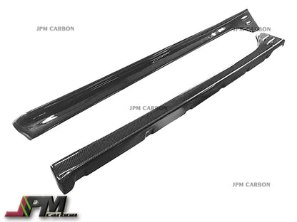 STI Style Carbon Fiber Side Skirt Add-on Lips Fits For 2013-2016 Subaru BRZ