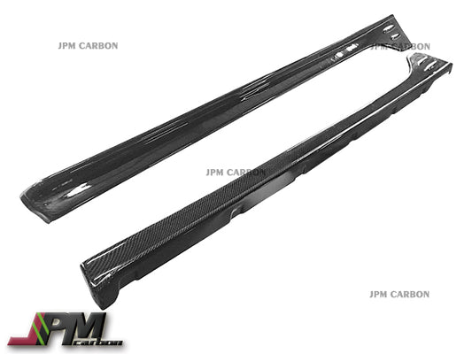 STI Style Carbon Fiber Side Skirt Add-on Lips for FOR 2013-2016 Subaru BRZ