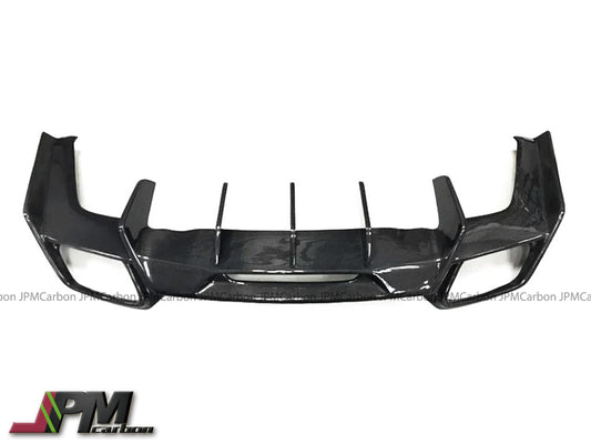 RT Style Carbon Fiber Rear Replacement Diffuser Fits For 2015-2021 Mercedes-Benz C190 GT GTS Only
