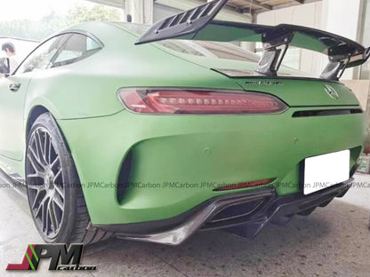 RT Style Carbon Fiber Rear Replacement Diffuser Fits For 2015-2021 Mercedes-Benz C190 GT GTS Only