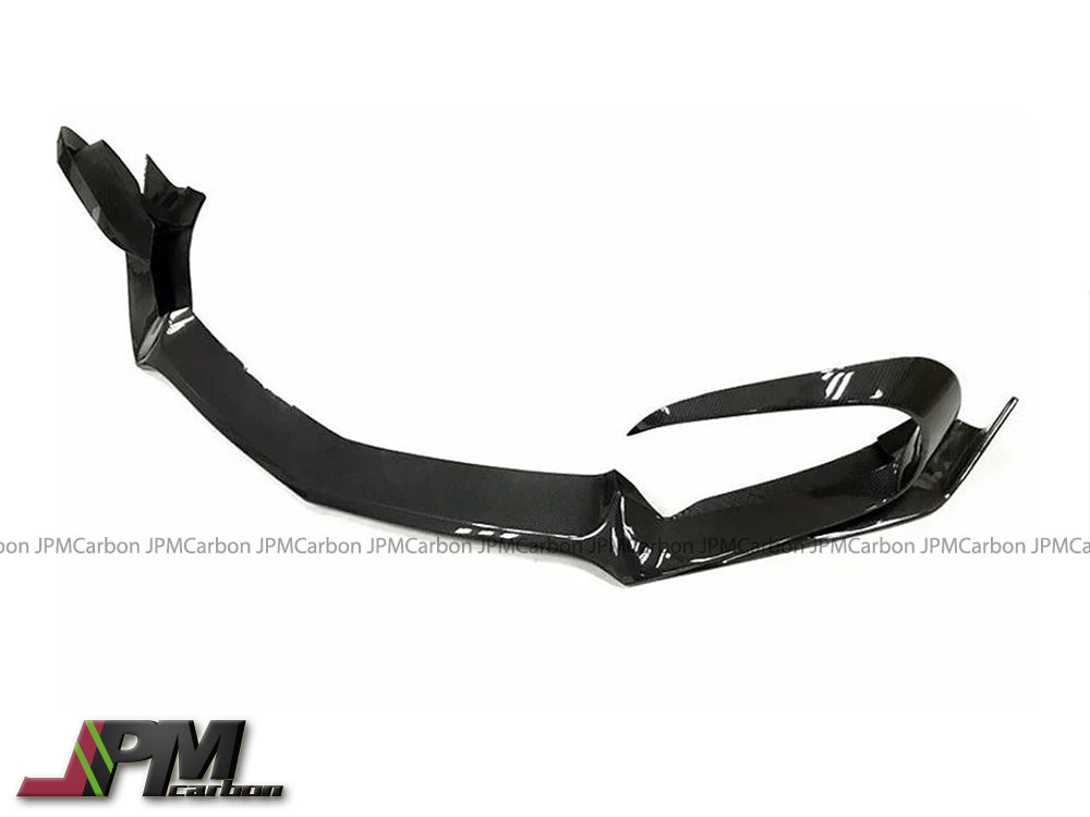 RT Style Carbon Fiber Front Add-on Lip Fits For 2015-2016 Mercedes-Benz C190 GT GTS Only