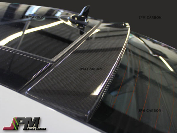 OEM Style Carbon Fiber Roof Spoiler Fits For 2012-2014 Mercedes-Benz C204 Facelift C-Class Coupe Only