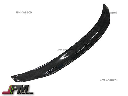 PSM Style Carbon Fiber Trunk Spoiler Fits For 2015-2021 Mercedes-Benz C205 C-Class Coupe