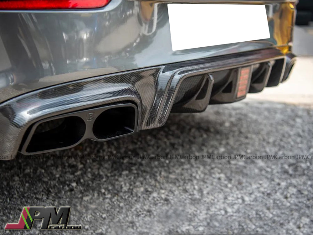 [JPMCarbon] B Style Carbon Fiber Rear Diffuser Fits For 2017-2023 Mercedes-Benz C238 Pre-Facelift E-Class Coupe with AMG Sport Package Only