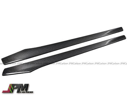 [JPMCarbon] Carbon Fiber Side Skirts Add-On Lip Fits For 2019-2021 Mercedes-Benz C257 Pre-facelift CLS-Class Sedan Only