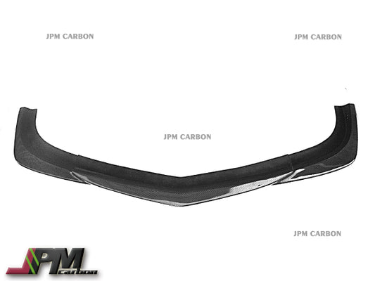 GH Style Carbon Fiber Front Bumper Add-on Lip Fits For 2012-2014 Mercedes-Benz W204 C204 Facelift C63 Only