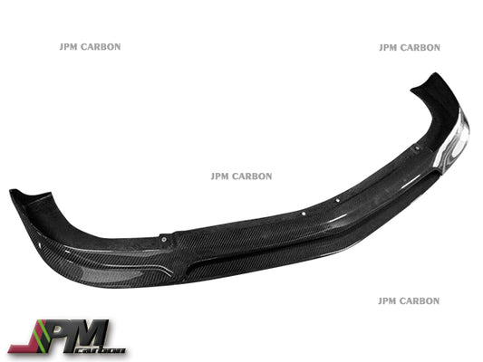 RZ Style Carbon Fiber Front Bumper Add-on Lip Fits For 2012-2014 Mercedes-Benz W204 C204 Facelift C63 Only