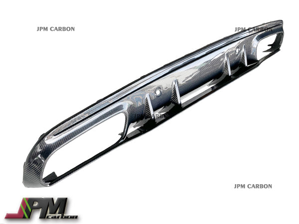 Edition 1 Style Carbon Fiber Rear Diffuser Fits For 2015-2020 Mercedes-Benz W205 C63 C63S Sedan