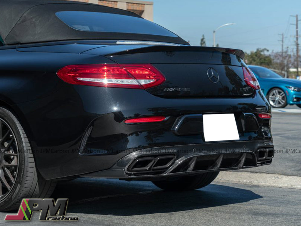 [JPMCarbon] ED1 Style Carbon Fiber Rear Diffuser Fits For 2015-2020 Mercedes-Benz C205 C-Class Coupe w/ AMG Sport Package & C63 C63S Coupe