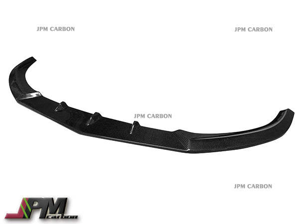 PSM Style Carbon Fiber Front Bumper Add-on Lip Fits For 2015-2021 Mercedes-Benz W205 C63 Only