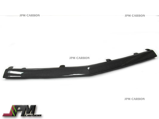 Carbon Fiber Front Bumper Add-on Cover Fits For 2012-2014 Mercedes-Benz W204 Facelift C63 Only