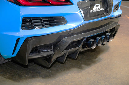 Chevrolet Corvette C8 Z06, ERAY, ZR1, Grand Sport Carbon Fiber Rear Diffuser