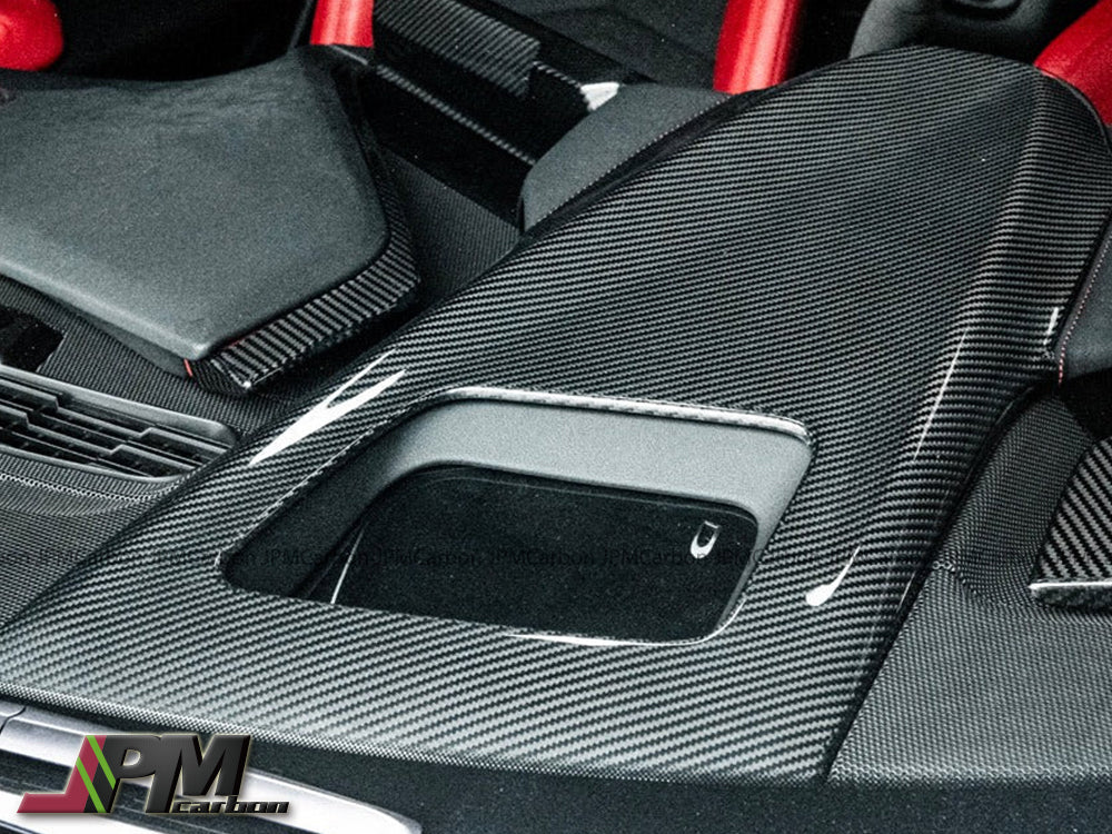 Dry Carbon Upper Dashboard Instrument Panel Trim Cover Fits For 2020-2025 Chevrolet Corvette C8 Only