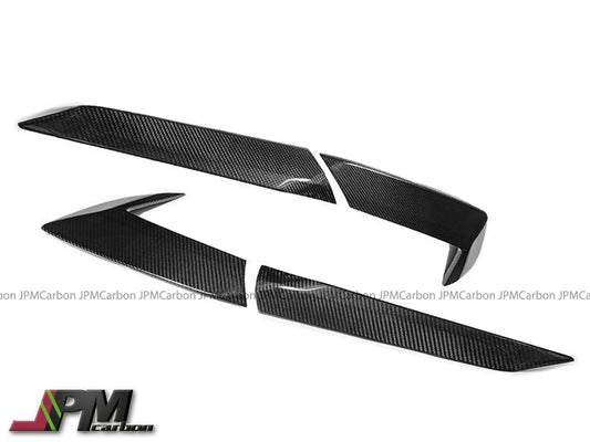 Dry Carbon Side Door Garnish Vent Trim Covers Fits For 2020-2025 Chevrolet Corvette C8 Only