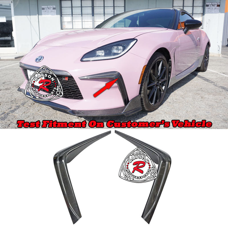 TM Style Canards (Carbon Fiber) For 2022-2026 Toyota GR86