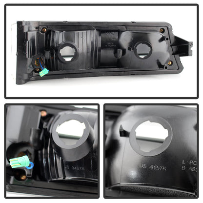 SPYDER Xtune Chevy Silverado 03-06 / Avalanche 02-06 LED Bumper Lights Black CBL-JH-CS03-LED-BK 9027482