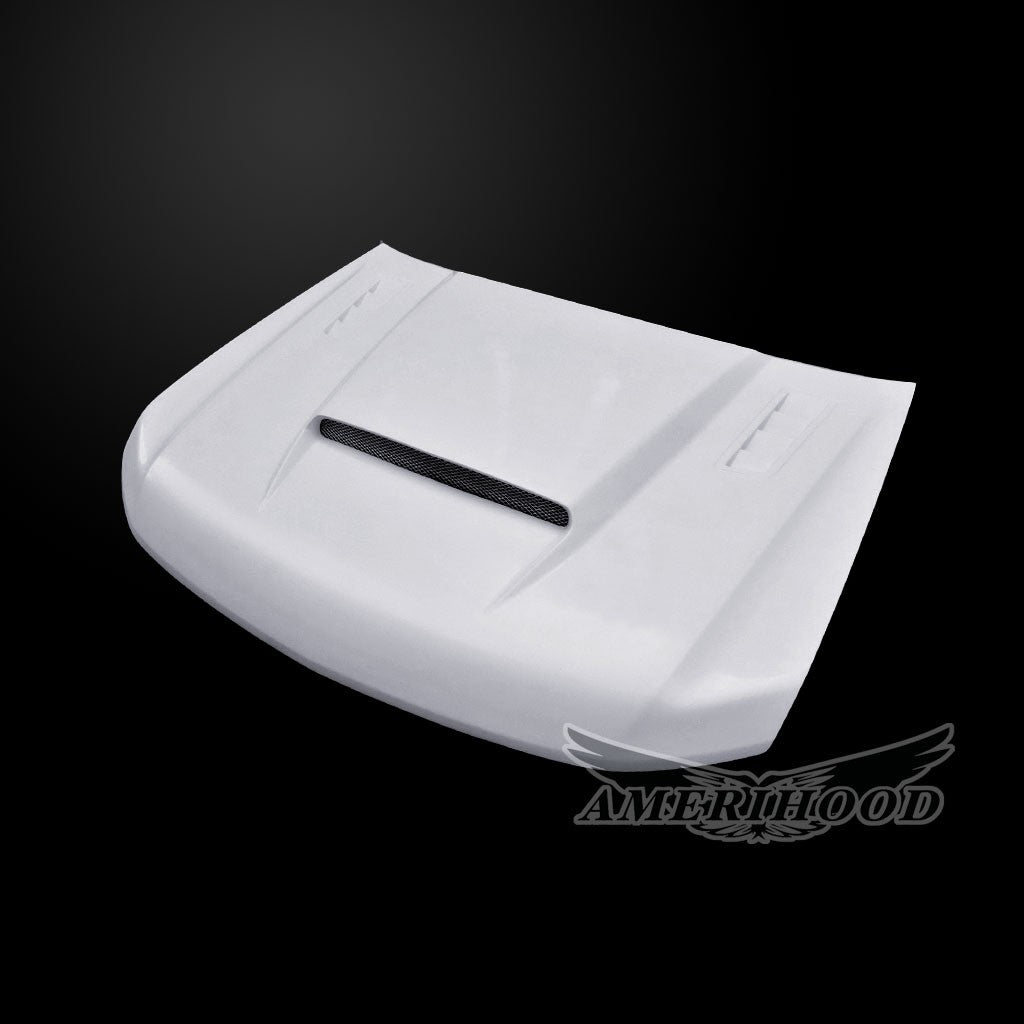 AmeriHood - Chevrolet Colorado Model 2015-2022 SMS Style Functional Heat Extraction Hood
