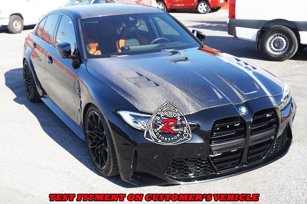 VT Style (Carbon Fiber) Hood For 2021-2025 BMW M3 (G80)/M4 (G82/G83)
