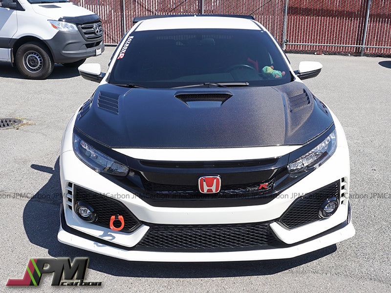 MU Style (Carbon Fiber) Hood For 2017-2021 Honda Civic Type R (FK8)