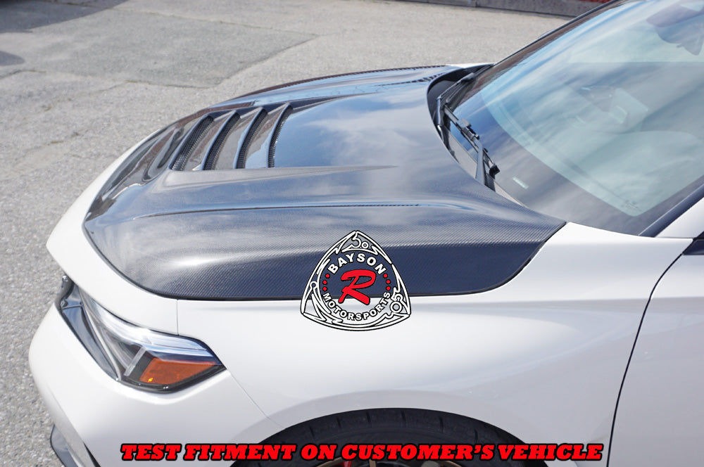 GT Style (Carbon Fiber) Hood For 2023-2026 Honda Civic Type R (FL5)
