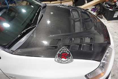 VT Style (Carbon Fiber) Hood For 2003-2007 Mitsubishi Evolution-8/9