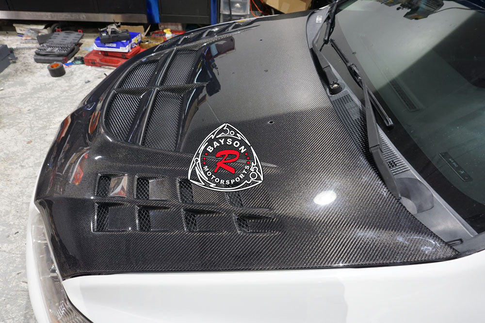 VT Style (Carbon Fiber) Hood For 2003-2007 Mitsubishi Evolution-8/9