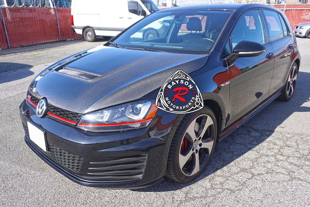 VR Style (Carbon Fiber) Hood For 2015-2020 Volkswagon Golf (MK7/MK7.5)