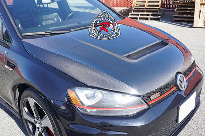 VR Style (Carbon Fiber) Hood For 2015-2020 Volkswagon Golf (MK7/MK7.5)