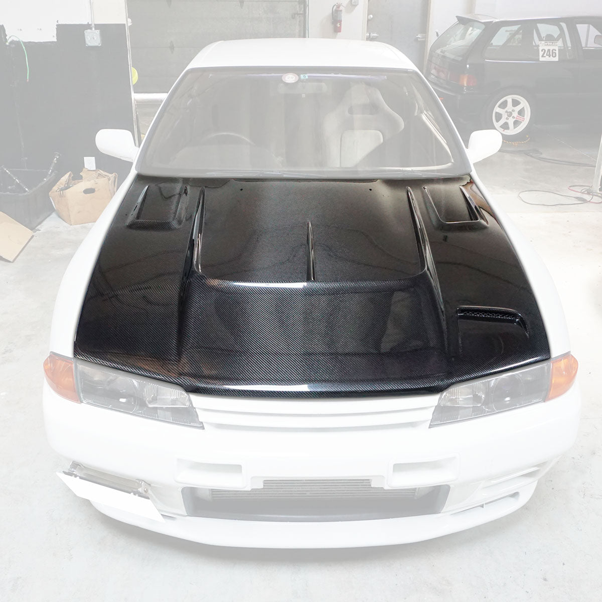 TT Style (Carbon Fiber) Hood For 1990-1994 Nissan GTR (R32)