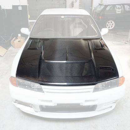 TT Style (Carbon Fiber) Hood For 1990-1994 Nissan GTR (R32)