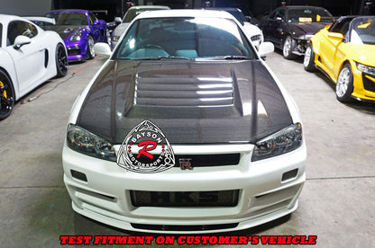 N Style (Carbon Fiber) Hood For 1999-2001 Nissan GTR (R34)