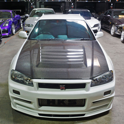 N Style (Carbon Fiber) Hood For 1999-2001 Nissan GTR (R34)