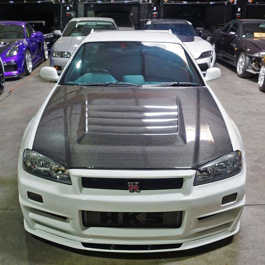 N Style (Carbon Fiber) Hood For 1999-2001 Nissan GTR (R34)