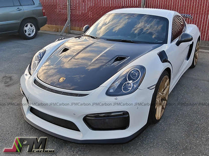 [JPMCarbon] GT3 Style (Carbon Fiber) Hood For 2012-2025 Porsche (718/981/991.1/991.2)