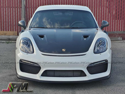 [JPMCarbon] GT3 Style (Carbon Fiber) Hood For 2012-2025 Porsche (718/981/991.1/991.2)