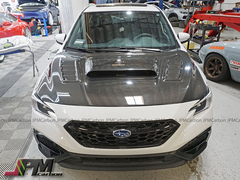 [JPMCarbon] VR Style Hood (Carbon Fiber) For 2022-2026 Subaru WRX